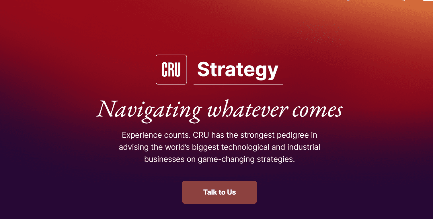 CRU Strategy Platform